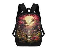 sinyumoney Mochila Escolar Infantil Impresa En 3D Japanese Garden Para Niños Mochilas De Viaje De Alta Capacidad Bolsas Para Libros Mochila Escolar Infantil Mochila 17inch