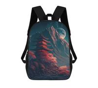 sinyumoney Mochila Escolar Infantil Impresa En 3D Japanese Landscape Mochilas Para Libros Mochilas De Viaje Informales Mochila De Gran Capacidad Para Niños 17inch