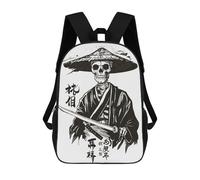 sinyumoney Mochila Escolar Infantil Impresa En 3D Japanese Skeleton Legend Mochila Escolar Infantil Mochilas De Viaje Mochilas De Moda Mochilas De Gran Capacidad 17inch