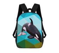 sinyumoney Mochila Escolar Infantil Impresa En 3D Killer Whale Mochila Mochilas Deportivas Para Niños Y Niñas Mochila De Moda 17inch