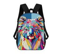 sinyumoney Mochila Escolar Infantil Impresa En 3D Koala Wpap Pop Art Mochilas Para Libros Mochilas De Viaje Informales Mochila De Gran Capacidad Para Niños 17inch