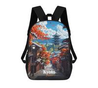 sinyumoney Mochila Escolar Infantil Impresa En 3D Kyoto Japan Autumn Landscape Mochila Mochilas Deportivas Para Niños Y Niñas Mochila De Moda 17inch