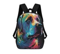 sinyumoney Mochila Escolar Infantil Impresa En 3D Labrador Retriever Style 4 Mochila Mochilas Deportivas Para Niños Y Niñas Mochila De Moda 17inch