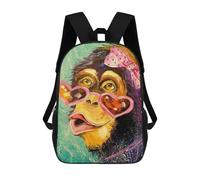 sinyumoney Mochila Escolar Infantil Impresa En 3D Lady Para Niños, Mochila De Viaje De Alta Capacidad, Mochila Informal Para Niños 17inch
