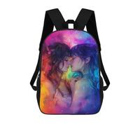 sinyumoney Mochila Escolar Infantil Impresa En 3D LGBTQ Pride Anime Couple Embrace Mochila Mochilas Deportivas Para Niños Y Niñas Mochila De Moda 17inch