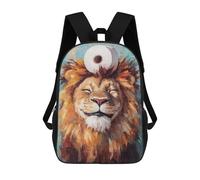 sinyumoney Mochila Escolar Infantil Impresa En 3D Lion with Toilet Paper Mochila Mochilas Deportivas Para Niños Y Niñas Mochila De Moda 17inch