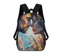 sinyumoney Mochila Escolar Infantil Impresa En 3D Love in Spring Mochila Mochilas Deportivas Para Niños Y Niñas Mochila De Moda 17inch
