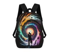 sinyumoney Mochila Escolar Infantil Impresa En 3D Love Of Galaxy Mochila De Viaje De Alta Capacidad Para Libros Mochilas De Moda Para Niños Mochila Escolar Informal 17inch