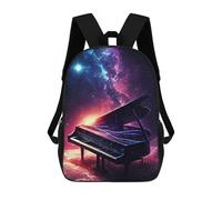 sinyumoney Mochila Escolar Infantil Impresa En 3D Magic Piano Mochila Escolar Infantil Mochilas De Viaje Mochilas De Moda Mochilas De Gran Capacidad 17inch