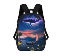 sinyumoney Mochila Escolar Infantil Impresa En 3D Magic Waterfall In The Sky Mochilas Para Libros Mochilas De Viaje Informales Mochila De Gran Capacidad Para Niños 17inch