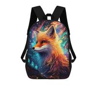 sinyumoney Mochila Escolar Infantil Impresa En 3D Magical Fox Portrait -2 Mochilas De Viaje De Alta Capacidad Para Niños Mochilas De Libros De Moda Mochila Escolar Infantil 17inch
