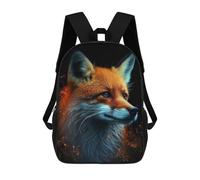 sinyumoney Mochila Escolar Infantil Impresa En 3D Magical Fox Portrait Mochila Mochilas Deportivas Para Niños Y Niñas Mochila De Moda 17inch