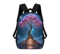 sinyumoney Mochila Escolar Infantil Impresa En 3D Magical Tree of Light Mochila Mochilas Deportivas Para Niños Y Niñas Mochila De Moda 17inch