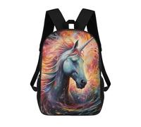 sinyumoney Mochila Escolar Infantil Impresa En 3D Magical Unicorn Dreamscape -1 Para Niños Mochilas De Viaje De Alta Capacidad Bolsas Para Libros Mochila Escolar Infantil Mochila 17inch