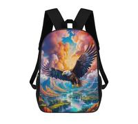 sinyumoney Mochila Escolar Infantil Impresa En 3D Majestic Eagle Flight Mochilas De Moda Informales Mochilas Infantiles Mochila Informal Para Exteriores Bolsas De Viaje Bonitas 17inch