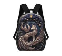 sinyumoney Mochila Escolar Infantil Impresa En 3D Mechanical Monarch Fox 17inch Para Niños, Mochila De Viaje De Alta Capacidad, Mochila Escolar De Moda Para Niños