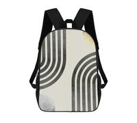 sinyumoney Mochila Escolar Infantil Impresa En 3D Metal And Gold Art 9 Mochilas Para Libros Mochilas De Viaje Informales Mochila De Gran Capacidad Para Niños 17inch