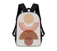 sinyumoney Mochila Escolar Infantil Impresa En 3D Minimalist Lines 10 Mochila Mochilas Deportivas Para Niños Y Niñas Mochila De Moda 17inch