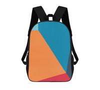 sinyumoney Mochila Escolar Infantil Impresa En 3D Modern Geometric Art E Mochila Mochilas Deportivas Para Niños Y Niñas Mochila De Moda 17inch