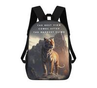 sinyumoney Mochila Escolar Infantil Impresa En 3D Mountain Tiger Majesty Mochila Mochilas Deportivas Para Niños Y Niñas Mochila De Moda 17inch