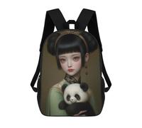 sinyumoney Mochila Escolar Infantil Impresa En 3D My Little Panda Mochilas Para Libros Mochilas Escolares De Viaje De Alta Capacidad Para Niños/estudiantes/adultos 17inch