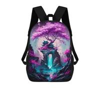 sinyumoney Mochila Escolar Infantil Impresa En 3D Mystical Tree 11 Mochila Mochilas Deportivas Para Niños Y Niñas Mochila De Moda 17inch