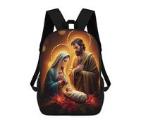 sinyumoney Mochila Escolar Infantil Impresa En 3D Nativity Scene Jesus Mochilas De Moda Informales Mochilas Infantiles Mochila Informal Para Exteriores Bolsas De Viaje Bonitas 17inch