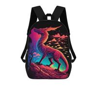 sinyumoney Mochila Escolar Infantil Impresa En 3D Neon Dragon Majesty Mochila Mochilas Deportivas Para Niños Y Niñas Mochila De Moda 17inch