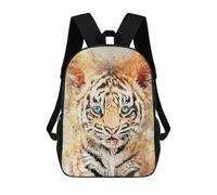 sinyumoney Mochila Escolar Infantil Impresa En 3D New Art Tiger Mochila De Viaje De Alta Capacidad Para Libros Mochilas De Moda Para Niños Mochila Escolar Informal 17inch