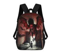 sinyumoney Mochila Escolar Infantil Impresa En 3D Nightmare in Red Room Mochila Mochilas Deportivas Para Niños Y Niñas Mochila De Moda 17inch