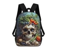 sinyumoney Mochila Escolar Infantil Impresa En 3D Nightshade Skull Classic Mochila Mochilas Deportivas Para Niños Y Niñas Mochila De Moda 17inch