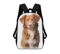 sinyumoney Mochila Escolar Infantil Impresa En 3D Nova Scotia Duck Dog Mochilas De Viaje De Alta Capacidad Para Niños Mochilas De Libros De Moda Mochila Escolar Infantil 17inch