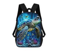 sinyumoney Mochila Escolar Infantil Impresa En 3D Ocean Turtle Mochilas De Moda Informales Mochilas Infantiles Mochila Informal Para Exteriores Bolsas De Viaje Bonitas 17inch