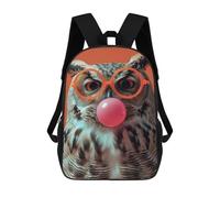 sinyumoney Mochila Escolar Infantil Impresa En 3D Owl Bubblegum Mochila Mochilas Deportivas Para Niños Y Niñas Mochila De Moda 17inch