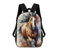 sinyumoney Mochila Escolar Infantil Impresa En 3D Painted Horse Majesty -1 Mochila Escolar Infantil Mochilas De Viaje Mochilas De Moda Mochilas De Gran Capacidad 17inch