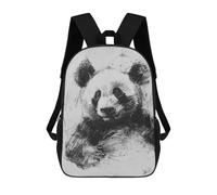 sinyumoney Mochila Escolar Infantil Impresa En 3D Panda In Charcoal Mochilas Para Libros Mochilas De Viaje Informales Mochila De Gran Capacidad Para Niños 17inch