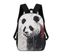 sinyumoney Mochila Escolar Infantil Impresa En 3D Panda Japanese Painting Mochila Mochilas Deportivas Para Niños Y Niñas Mochila De Moda 17inch
