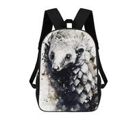 sinyumoney Mochila Escolar Infantil Impresa En 3D Pangolin Inked Mammal Mochila Escolar Infantil Mochilas De Viaje Mochilas De Moda Mochilas De Gran Capacidad 17inch