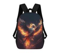 sinyumoney Mochila Escolar Infantil Impresa En 3D Phoenix Mythology Evo Bird Mochila De Viaje De Alta Capacidad Para Libros Mochilas De Moda Para Niños Mochila Escolar Informal 17inch