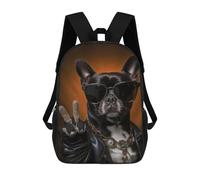 sinyumoney Mochila Escolar Infantil Impresa En 3D Pit Bull in Sunglasses Mochilas De Moda Informales Mochilas Infantiles Mochila Informal Para Exteriores Bolsas De Viaje Bonitas 17inch