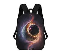 sinyumoney Mochila Escolar Infantil Impresa En 3D Planetary Convergence Cosmic Dance Mochilas Para Libros Mochilas De Viaje Informales Mochila De Gran Capacidad Para Niños 17inch