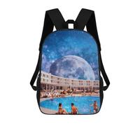 sinyumoney Mochila Escolar Infantil Impresa En 3D Pool Party Under The Stars Para Niños Mochilas De Viaje De Alta Capacidad Bolsas Para Libros Mochila Escolar Infantil Mochila 17inch