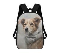sinyumoney Mochila Escolar Infantil Impresa En 3D Portrait of A Good Boy Mochilas Para Libros Mochilas De Viaje Informales Mochila De Gran Capacidad Para Niños 17inch