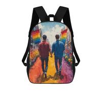 sinyumoney Mochila Escolar Infantil Impresa En 3D Pride Walk Mochila Mochilas Deportivas Para Niños Y Niñas Mochila De Moda 17inch