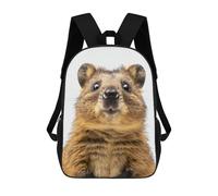 sinyumoney Mochila Escolar Infantil Impresa En 3D Quokka Face 17inch Para Niños, Mochila De Viaje De Alta Capacidad, Mochila Escolar De Moda Para Niños