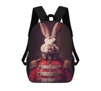 sinyumoney Mochila Escolar Infantil Impresa En 3D Rabbit Mochila Escolar Infantil Mochilas De Viaje Mochilas De Moda Mochilas De Gran Capacidad 17inch