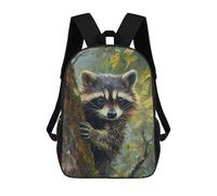sinyumoney Mochila Escolar Infantil Impresa En 3D Raccoon in Tree Mochilas De Moda Informales Mochilas Infantiles Mochila Informal Para Exteriores Bolsas De Viaje Bonitas 17inch