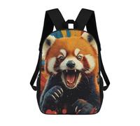 sinyumoney Mochila Escolar Infantil Impresa En 3D Red Panda Roar Mochila Mochilas Deportivas Para Niños Y Niñas Mochila De Moda 17inch