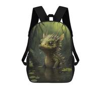 sinyumoney Mochila Escolar Infantil Impresa En 3D Rise of The Swamp Dragon Mochila Mochilas Deportivas Para Niños Y Niñas Mochila De Moda 17inch