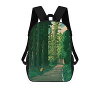 sinyumoney Mochila Escolar Infantil Impresa En 3D Road to Nikko Mochilas De Viaje De Alta Capacidad Para Niños Mochilas De Libros De Moda Mochila Escolar Infantil 17inch